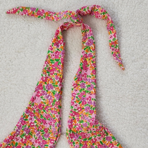 New!For Love and Lemons Dixie Wrapped Swim Bikini Top - Picture 7 of 12